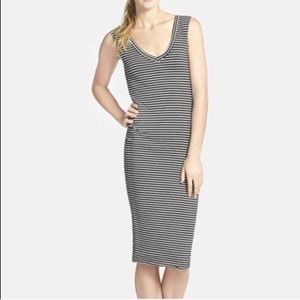 Leith Midi Striped Dress